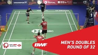 【동영상】마티아스 부・카르스텐 모겐센 VS Jelle MAAS・Robin TABELING DANISA 덴마크 오픈 2018 베스트 32