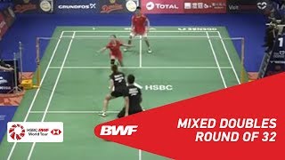 【동영상】정 시웨이・후앙 야치옹 VS 프라빈 조던・Melati Daeva OKTAVIANTI DANISA 덴마크 오픈 2018 베스트 32