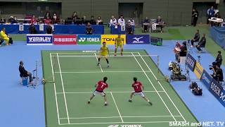 全日本総合選手権2019入賞者の使用ラケット　その③男子ダブルス