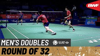【동영상】리우 유첸／OU Xuanyi VS 모하마드 아산／헨드라 세티아완 인도네시아 오픈 2022 베스트 32